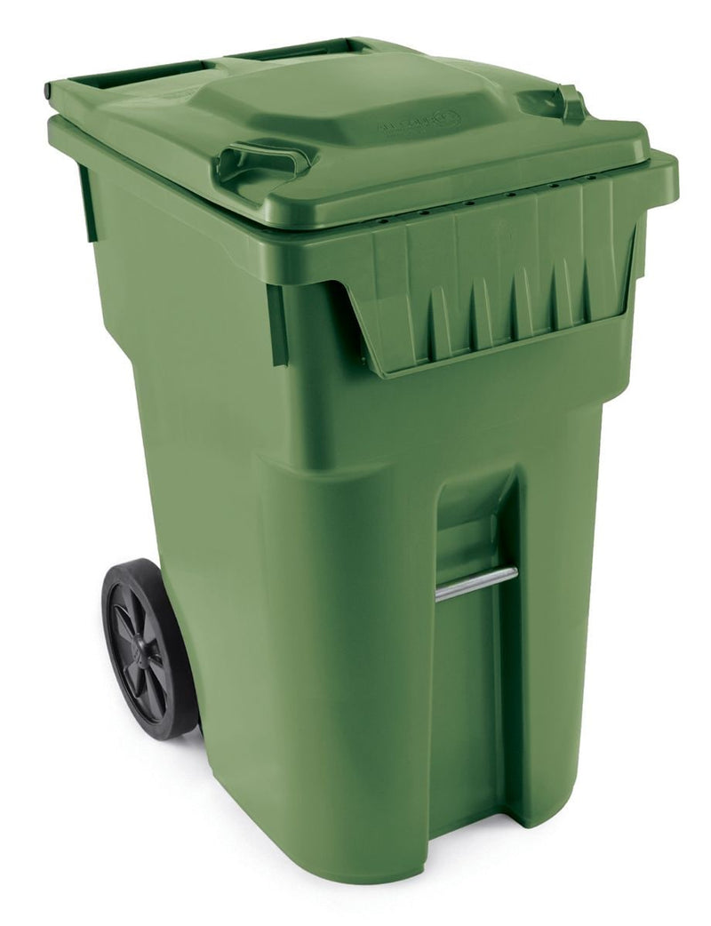 Mastercart Plastic Rectangular Wheeled Compost Bin/Recycling Bin, Assorted Colours, 360-L J3285