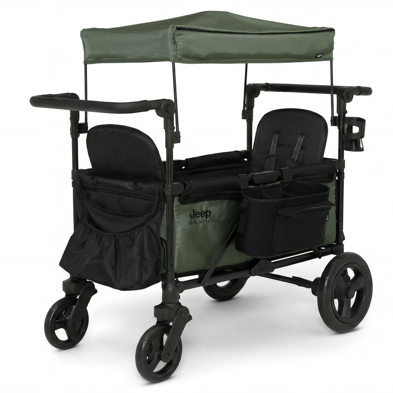 Deluxe Wrangler Wagon by Delta Children, Olive Green R6647