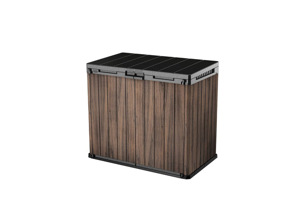 Darwin 2-Door Horizontal Outdoor Storage Shed, Brown, 303-Gal C3908