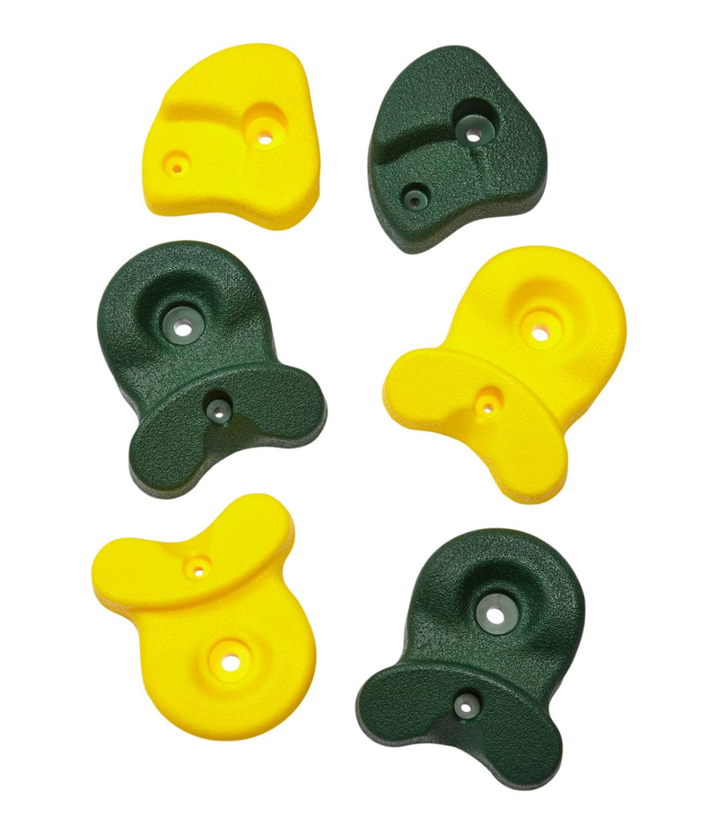 Outdoor Swingset Accessory Climbing Holds/Grips/Rocks, 6-pk, Ages 3-10 Y3608