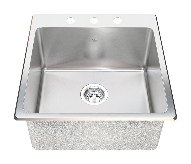 Dual Laundry Mount Single Sink,10-in deep Y9575