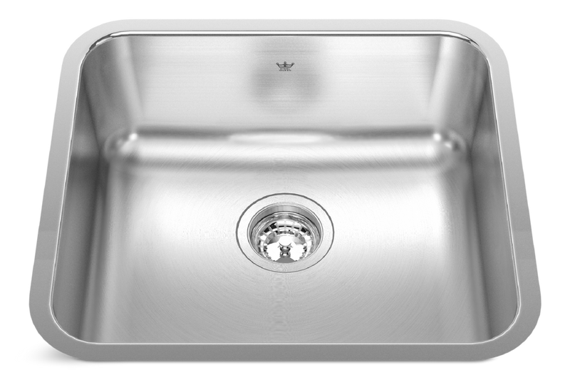 Undermount Single Bowl Kitchen Sink, 19.75-in x 17.75-in x 8-in, Stainless Steel Y9865