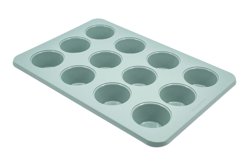 Cardamom Non-Stick Steel Muffin Pan, 12-Cup F8256