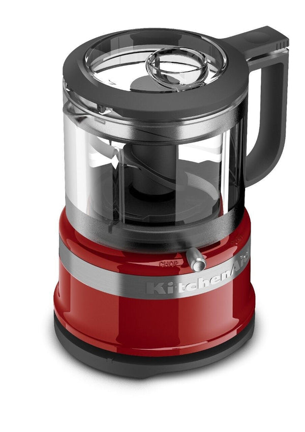Compact 3.5 Cup Food Chopper/Mini Food Processor with Dishwasher Safe Parts, Empire Red H1721