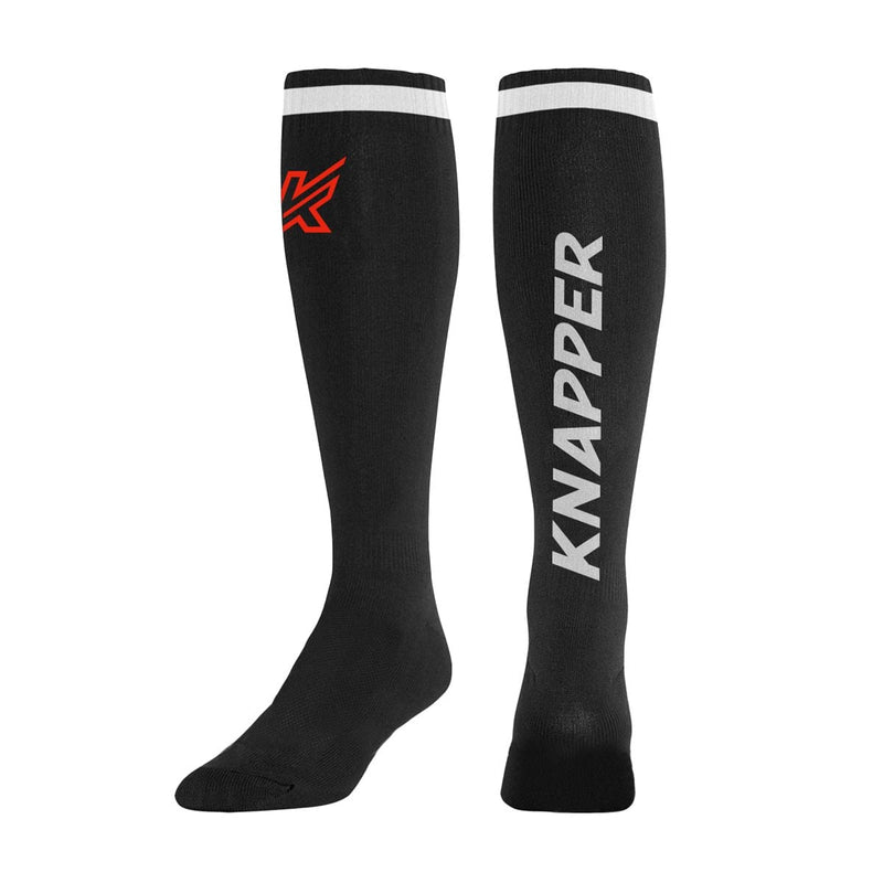 Above-the-Knee Long Dek Hockey Socks, Black, Assorted Sizes P0803