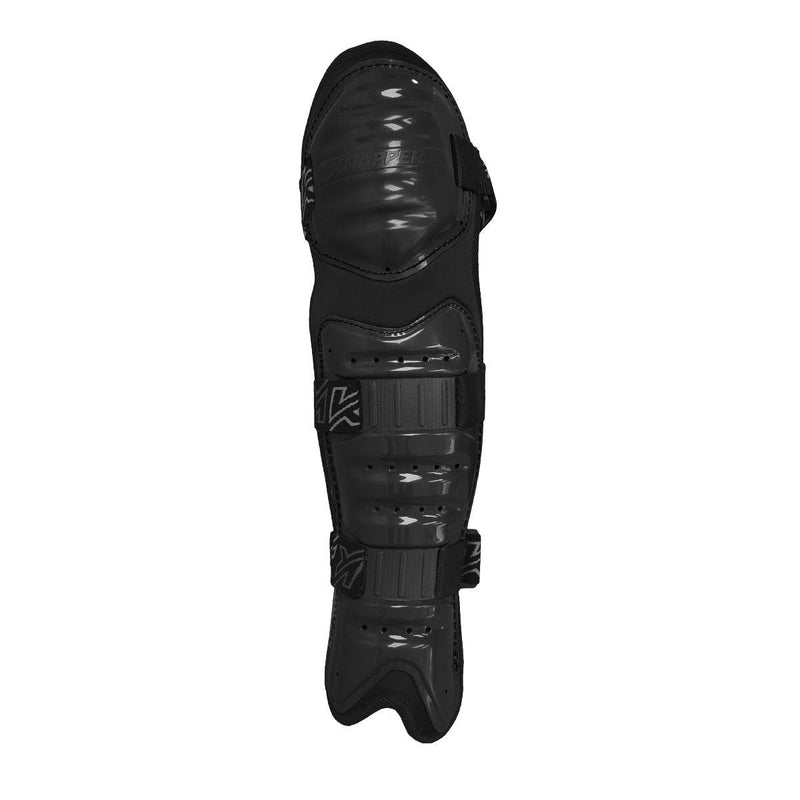 AK3 Dek Hockey Shin Guards, Black, Assorted Sizes X2615