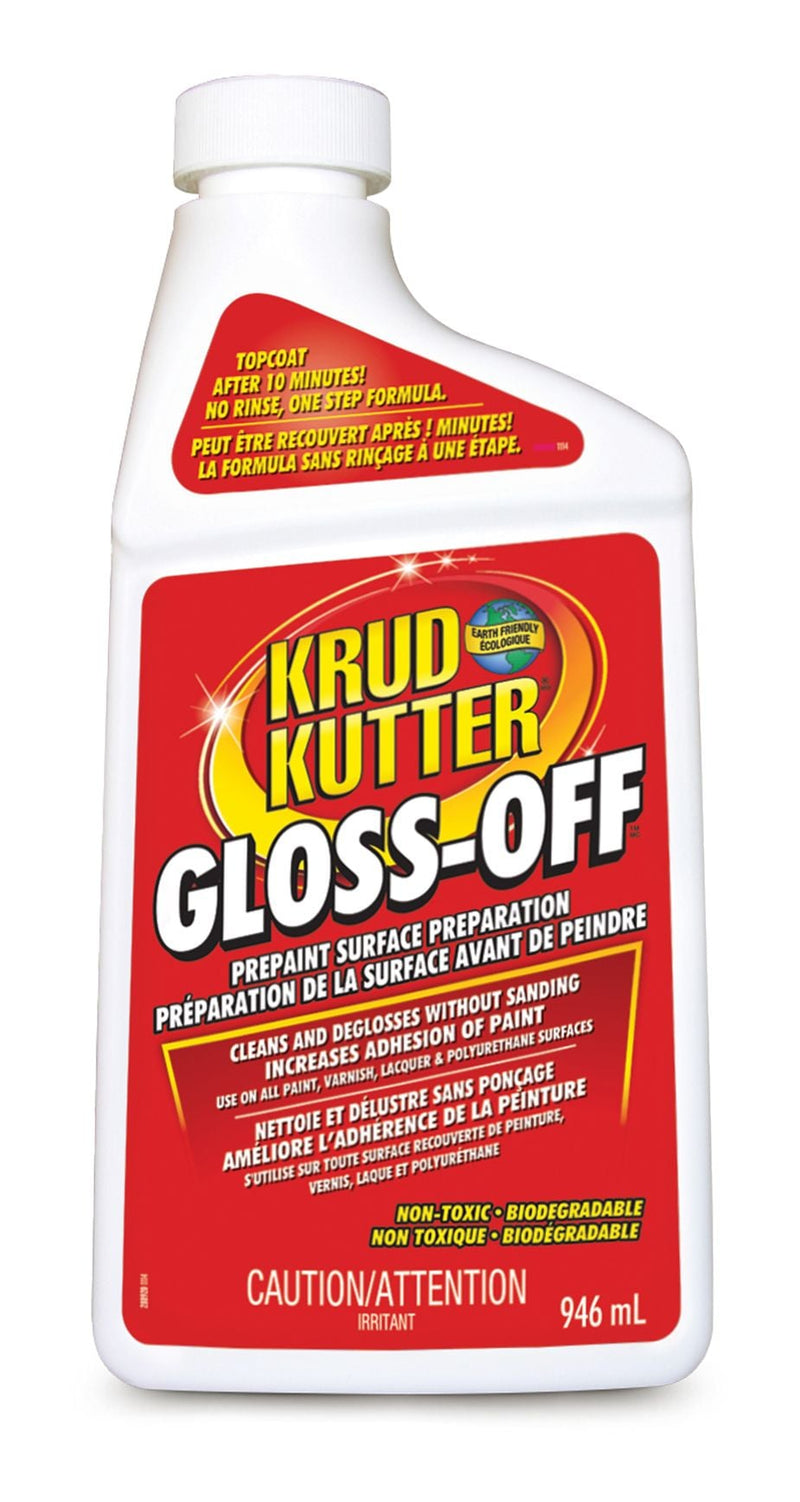 Gloss-Off Pre-Paint Surface Preparation, Cleaner & Deglosser Without Sanding, 946-mL D1403