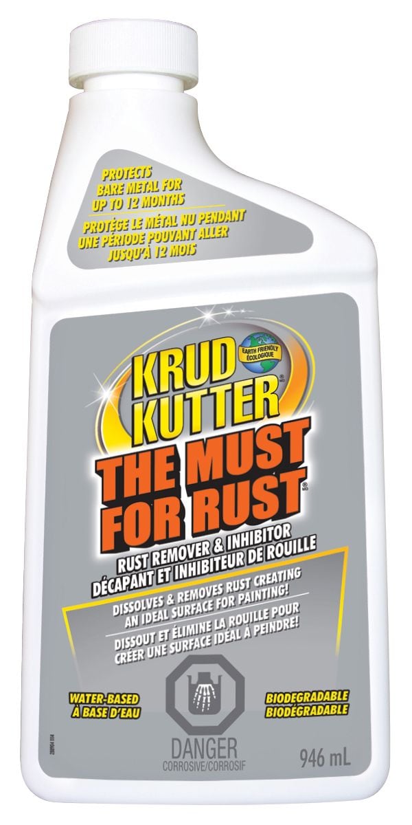 Water-Based Liquid Rust Remover & Inhibitor, Biodegradable, 946-mL A6794