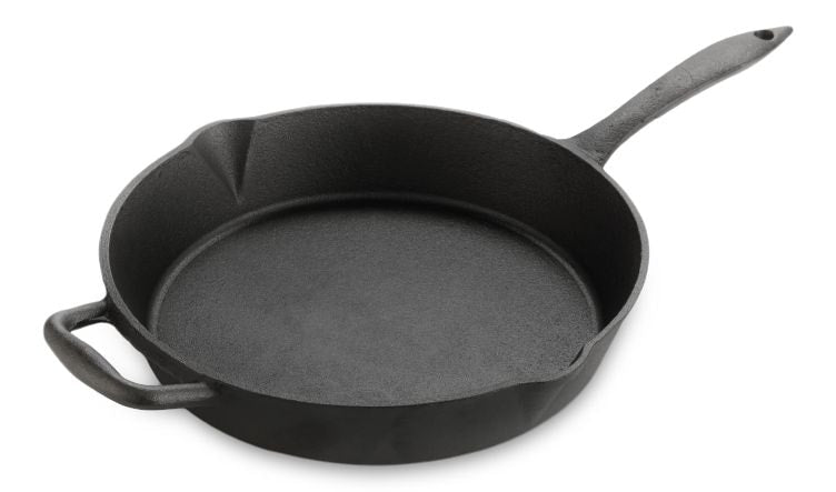 Pre-Seasoned Cast Iron Skillet, Oven & Broiler Safe, Black, 10-in P4195