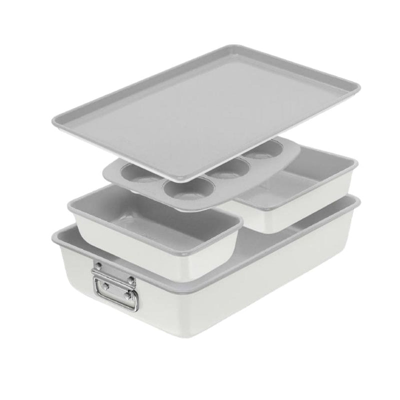 Premium Stackable Cream Non-Stick Bakeware Set, 5-pc R8553