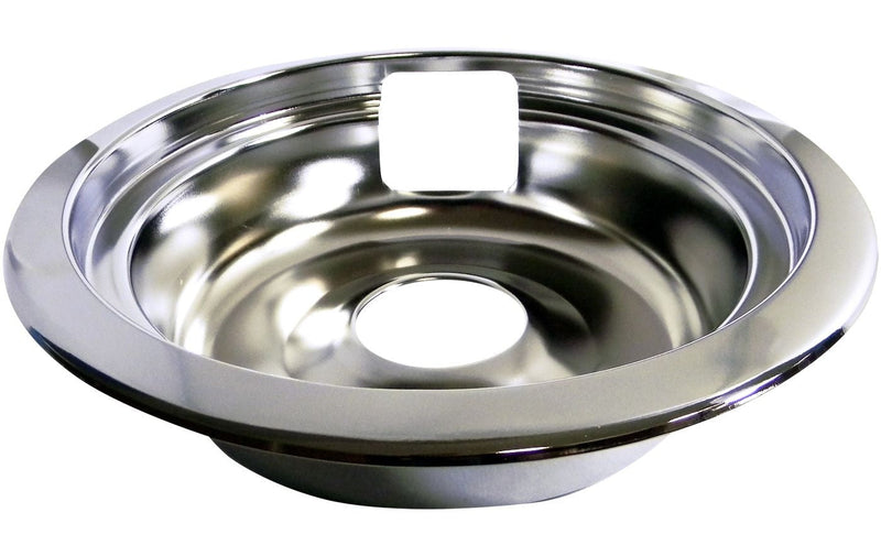 62469 Universal Stove Drip Pan with Trim Ring, Bright Chrome, 6-in X5853