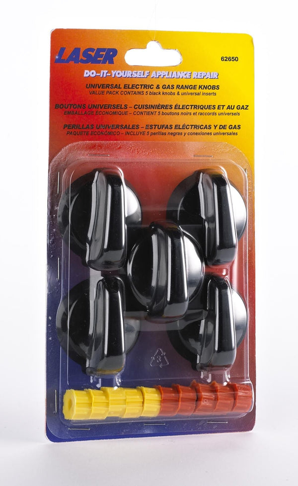 62650/2 Universal Electric/Gas Stove Replacement Dial Kit, Assorted T1611