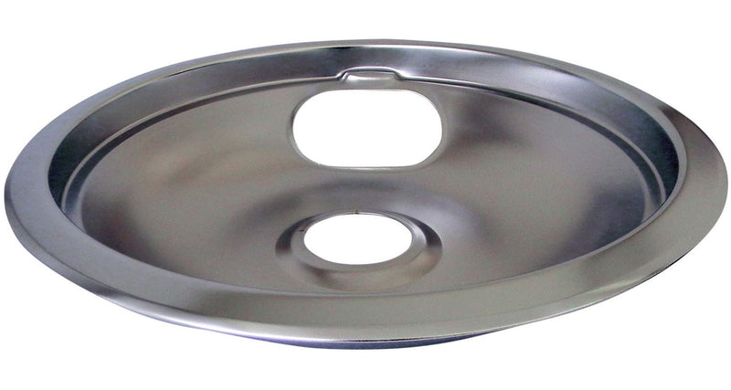 Chrome Drip Pan Shallow Draw, 8-in G7708