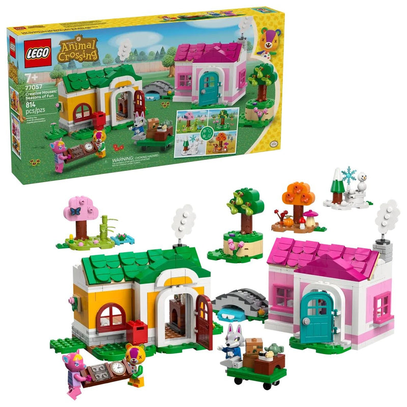 Animal Crossing Creative Houses: Seasons of Fun - 77057, 814-pcs, Ages 7+ L1129