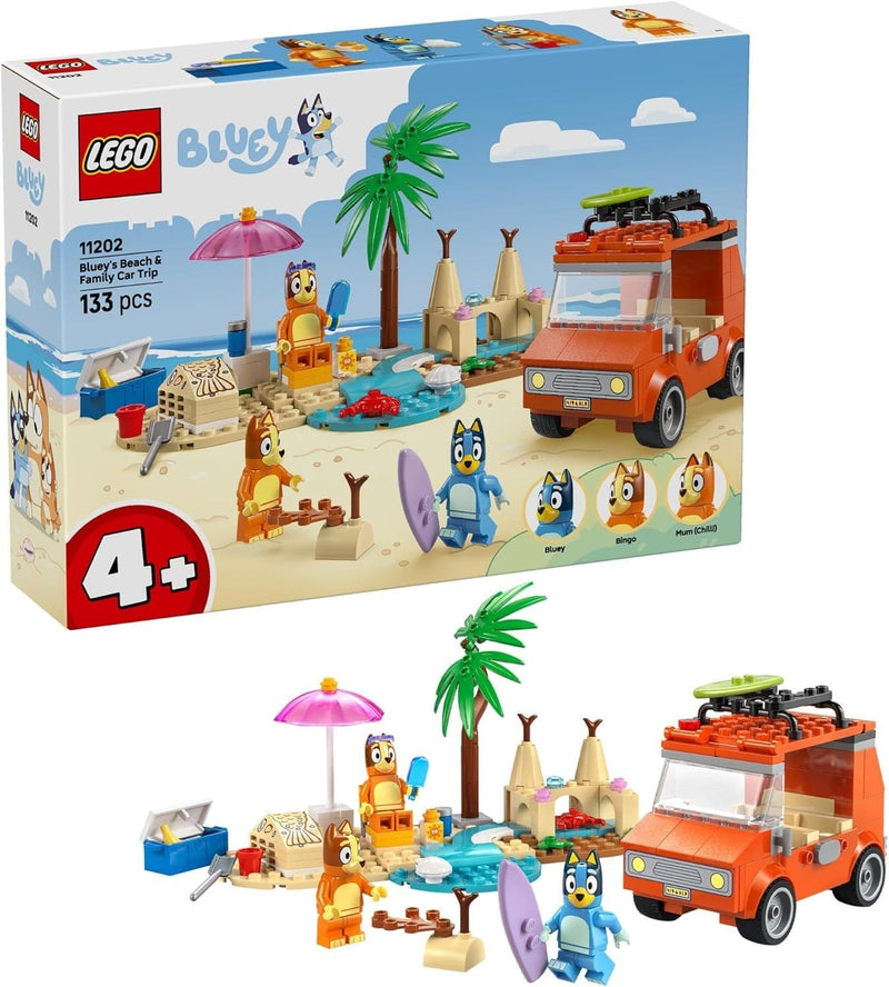 's Beach & Family Car Trip - 11202, 133-pcs, Ages 4+ M3088