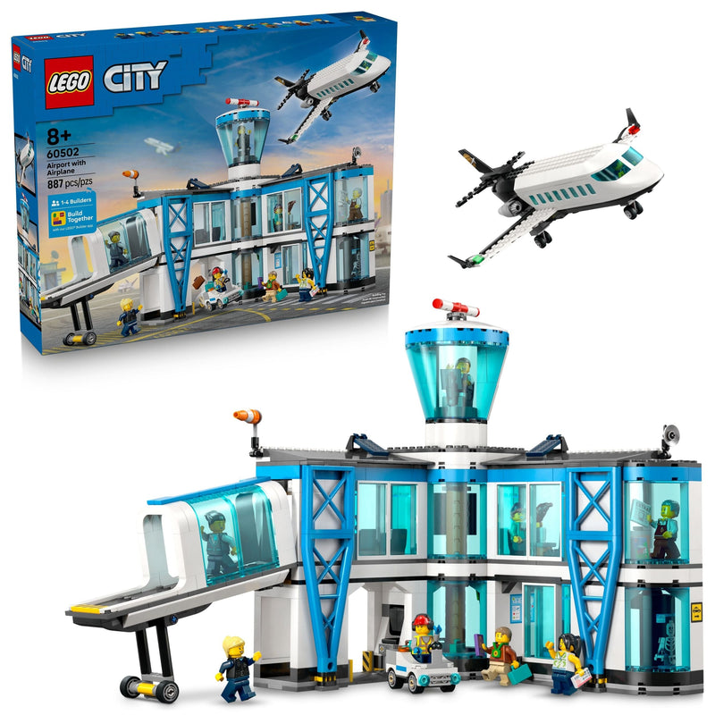 City Airport With Airplane Building Set - 60502, 887-pcs, Ages 8+ Q5651