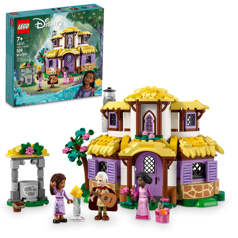 Princess Asha’s Cottage Building Toy Kit - 43231, 509-pcs, Ages 7+ V8540