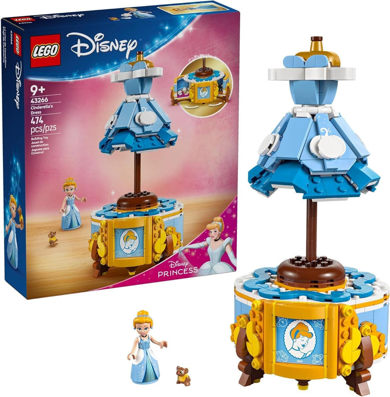 Princess Cinderella’s Dress Toy - 43266, 474-pcs, Ages 9+ O3190