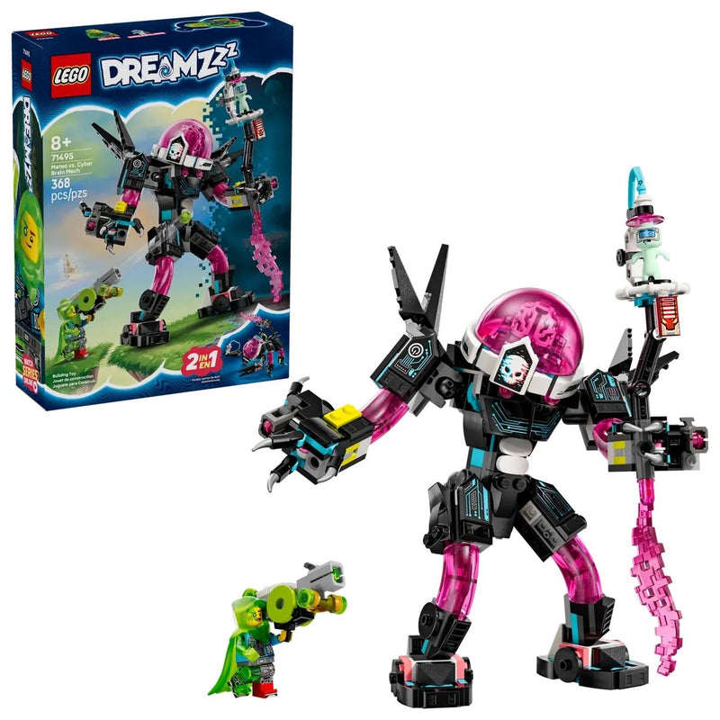 Mateo vs. Cyber Brain Mech Robot - 71495, 368-pcs, Ages 8+ N0576