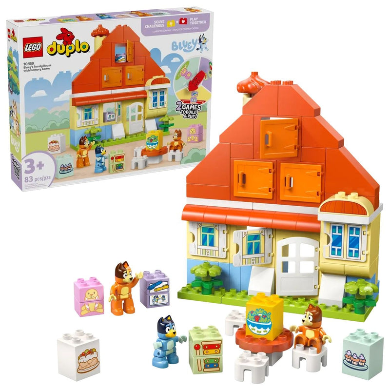 's Family House with Memory Game - 10459, 83-pcs, Ages 3+ F8078