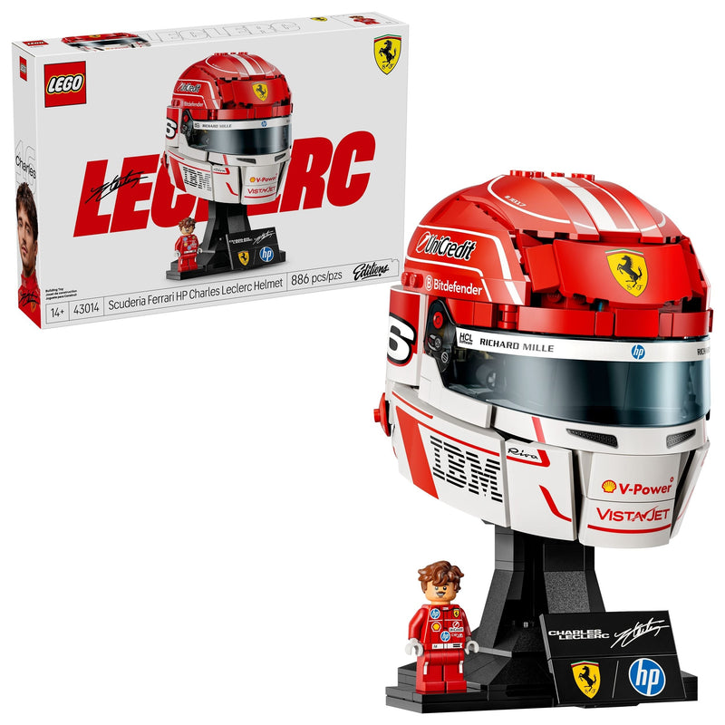 Editions Scuderia HP Charles Leclerc Helmet - 43014, 886-pcs, Ages 14+ X2282