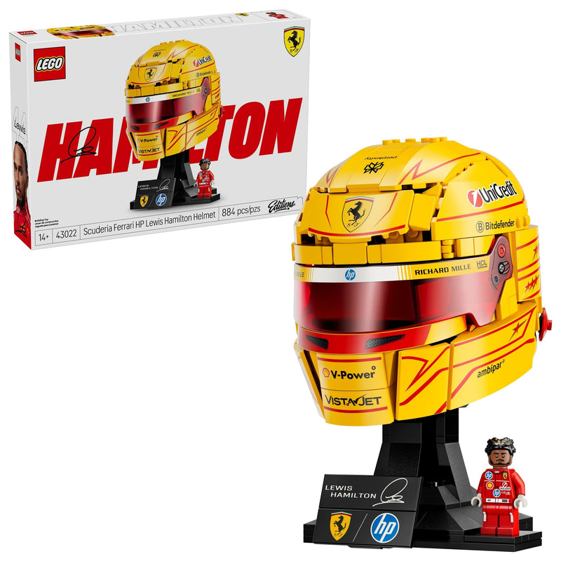 Editions Scuderia HP Lewis Hamilton Helmet - 43022, 884-pcs, Ages 14+ E8742
