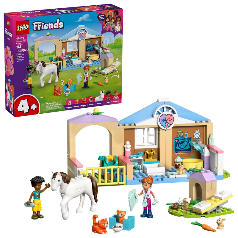 Friends Animal Vet Clinic Building Set - 42696, 141-pcs, Ages 4+ I5926