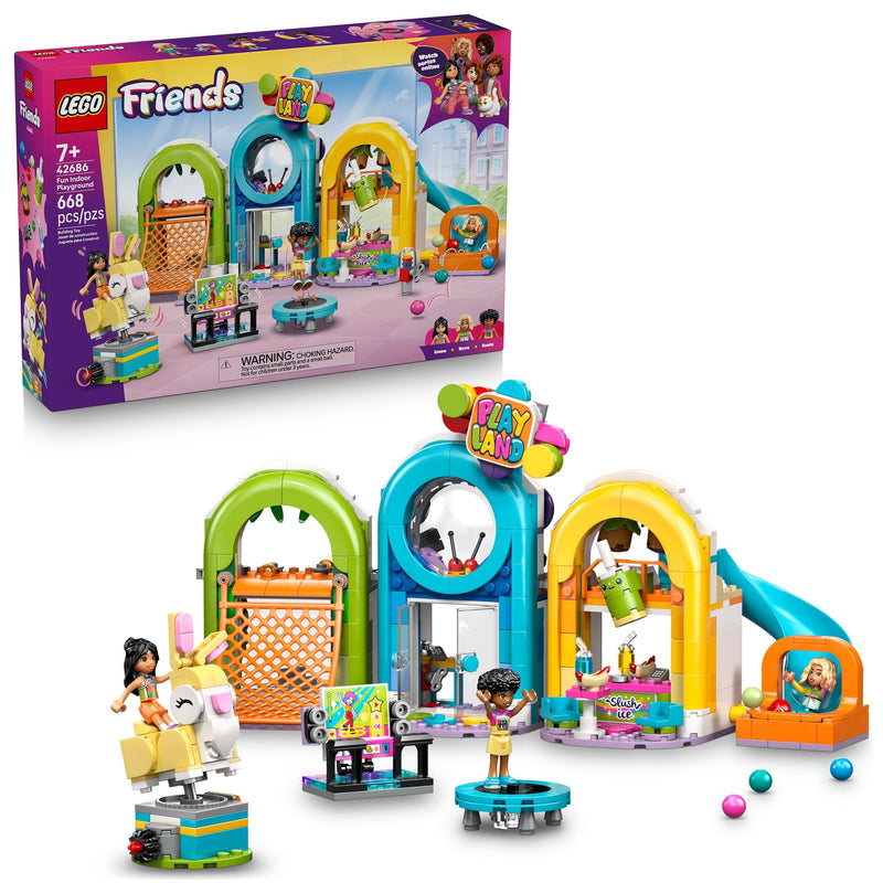 Friends Fun Indoor Playground Building Set - 42686, 668-pcs, Ages 7+ P0705