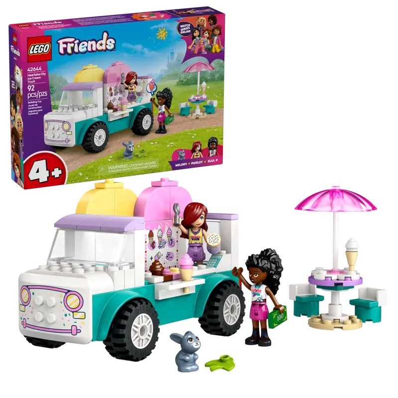 Friends Heartlake City Ice Cream Truck Set - 42644, 92-pcs, Ages 4+ G4616
