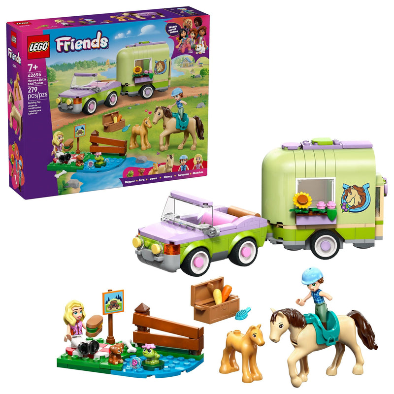 Friends Horse & Baby Foal Trailer - 42695, 279-pcs, Ages 6+ V3660