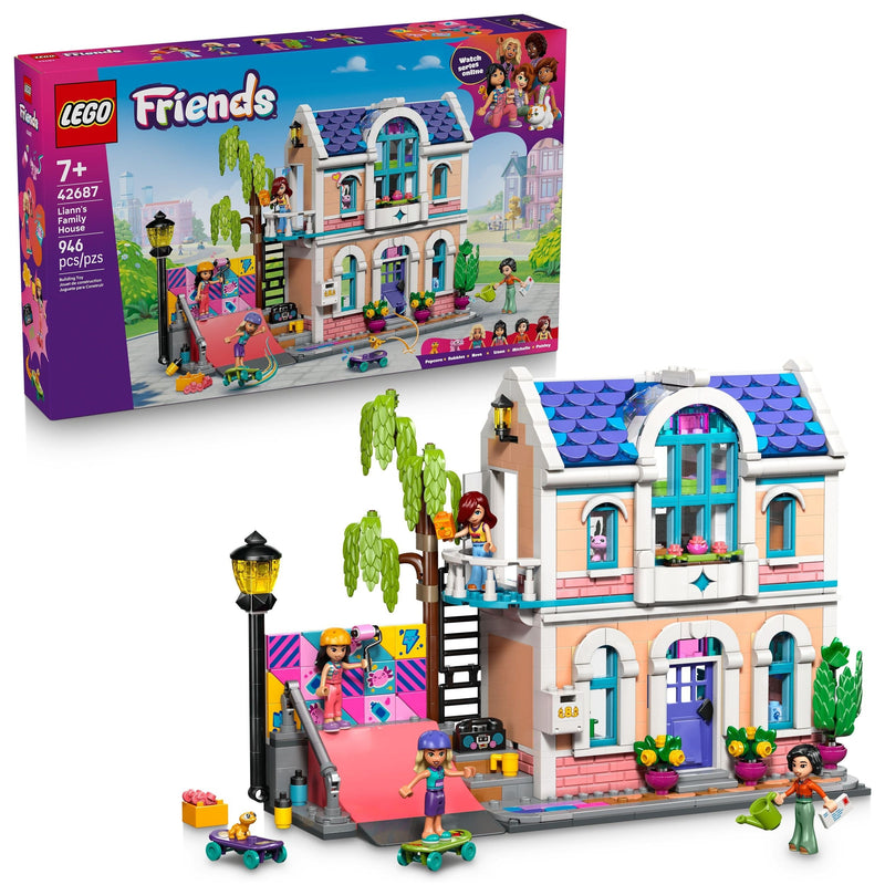 Friends Liann's Family House Building Set - 42687, 946-pcs, Ages 7+ J0681