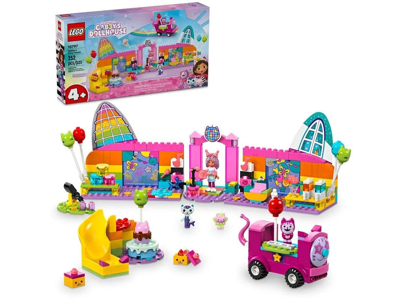 ’s Party Room Playset with Pink Car - 10797, 252-pcs, Ages 4+ B5581