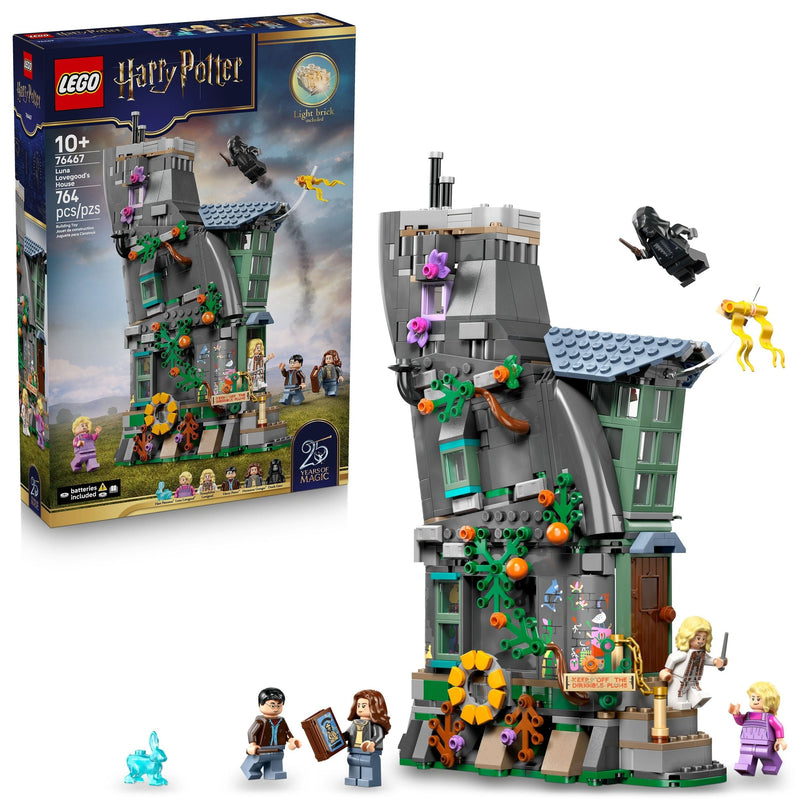 Luna Lovegood's House Toy Building Set- 76467, 764-pcs, Ages 10+ U1459