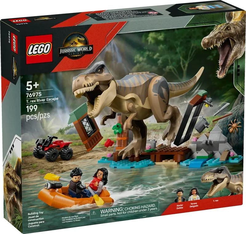 T.Rex River Escape - 76975, 199-pcs, Ages 5+ L2467
