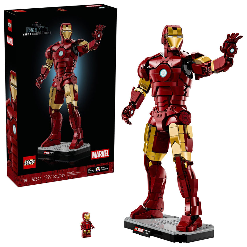 Marvel Iron Man Mark 3 Collectors’ Edition - 76344, 1297-pcs, Ages 18+ K5239