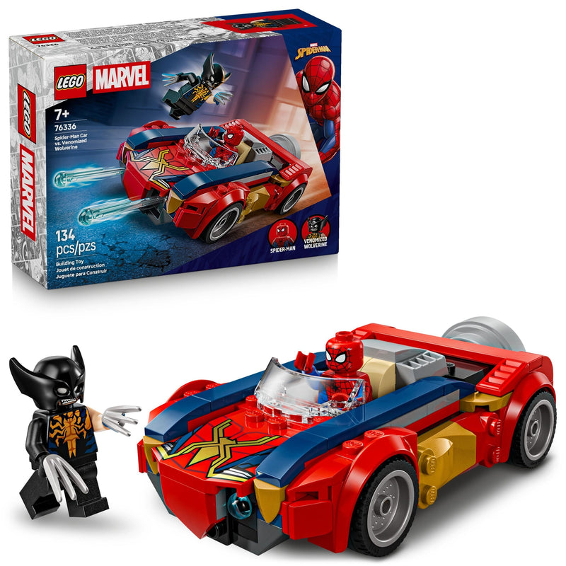 Marvel Car vs. Venomized Wolverine - 76336, 134-pcs, Ages 7+ V3162