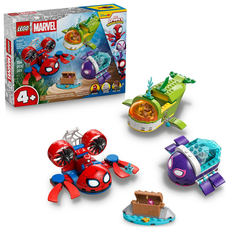 Marvel And His Amazing Friends: Underwater Vehicles - 11207, 154-pcs, Ages 4+ U0532
