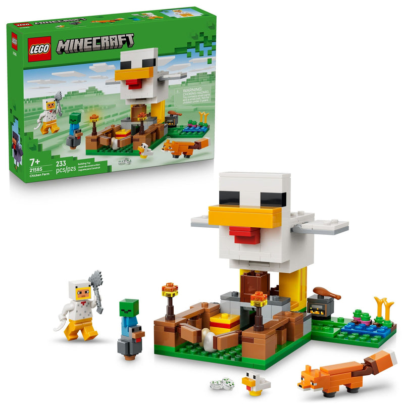 Chicken Farm Toy Building Set - 21585, 233-pcs, Ages 7+ T4423