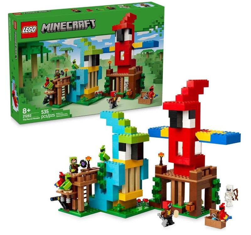 The Parrot Houses Building Toy - 21282, 535-pcs, Ages 8+ Q4339
