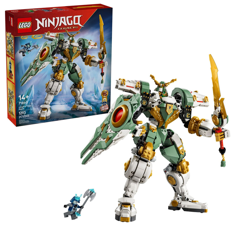 Lloyd’s Titan Mech 15th Anniversary Toy Building Set - 71860, 1293-pcs, Ages 14+ I0570