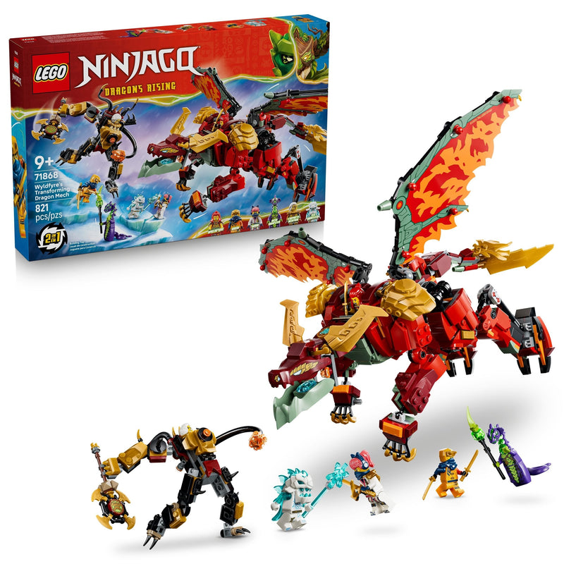 Wyldfyre's Transforming Dragon Mech 71868 M9106