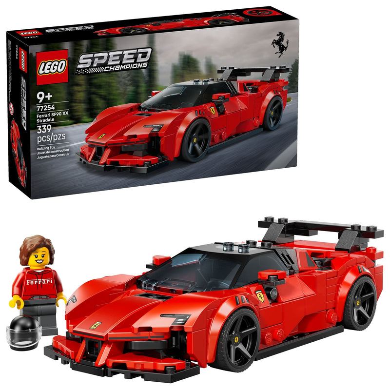 Speed Champions SF90 XX Stradale Sports Car - 77254, 339-pcs, Ages 9+ A8120