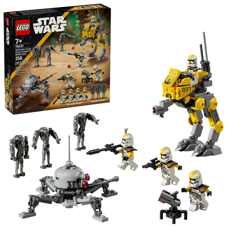 327th Star Corps Clone Troopers Battle Pack - 75431, 258-pcs, Ages 7+ Q9042