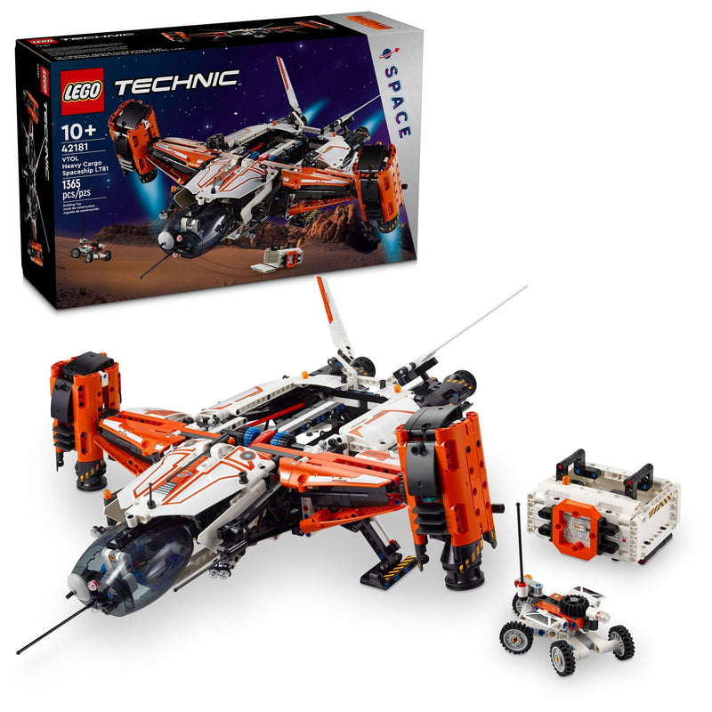 Technic VTOL Heavy Cargo Spaceship LT81 - 42181, 1365-pcs, Ages 10+ N6280