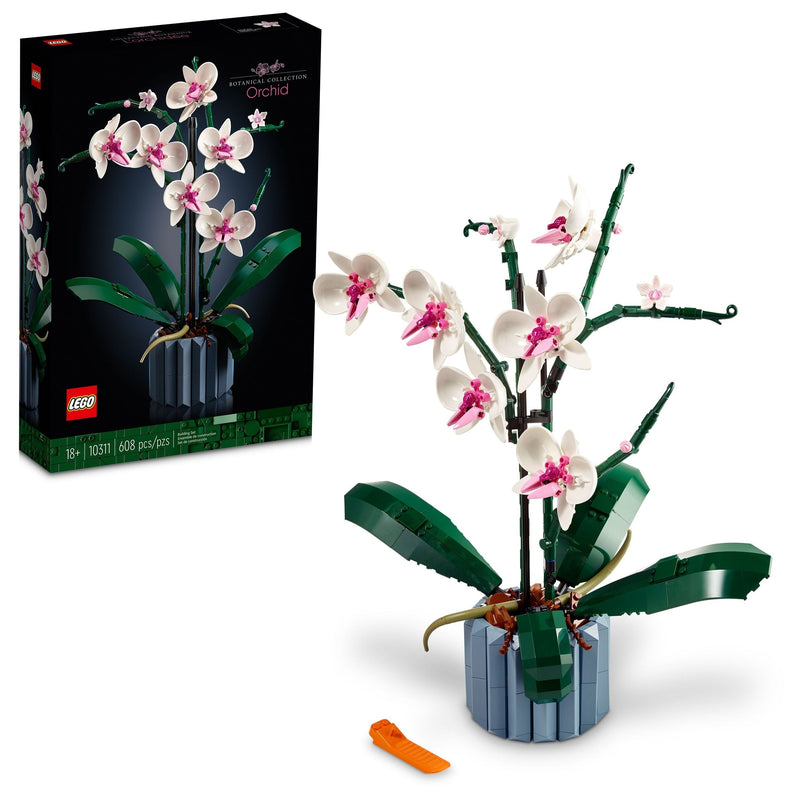 The Botanical Collection Orchid Building Set - 10311, 608-pcs, Ages 18+ H8911