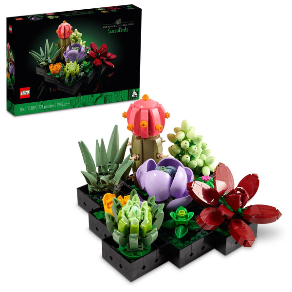 The Botanical Collection Succulents Building Set – 10309, 771-pcs, Ages 18+ L0519