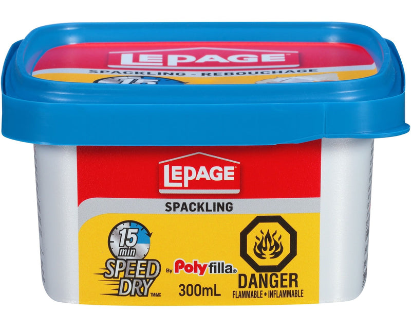 15-Minute Speed Dry Spackling, Wall Hole/Crack Repair Filler, 300-mL I3614