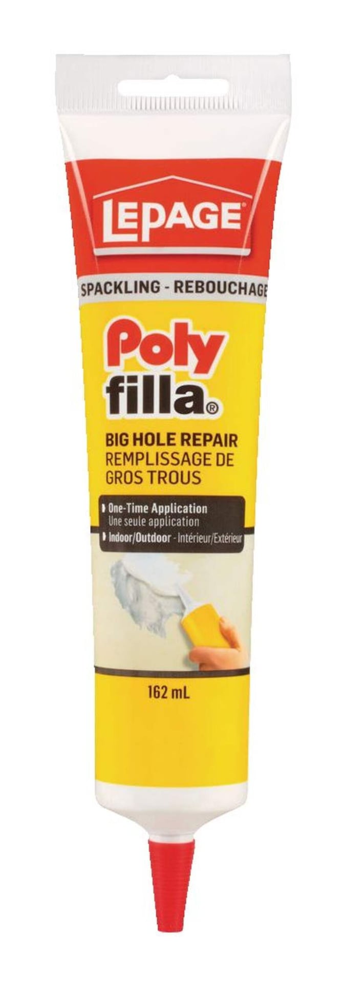 Big Hole Repair Spackling, Hole & Crack Filler, Indoor/Outdoor Use, Assorted Sizes A1877