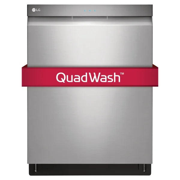 LG 24 in. Stainless-steel Built-in Top Control Dishwasher with Adjustable Third-level Rack U3660