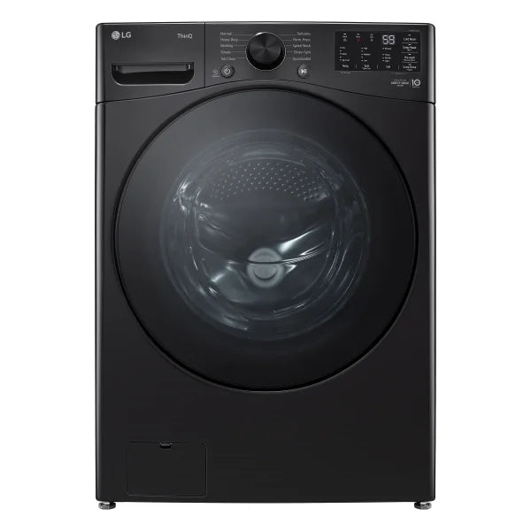 LG 5.2 cu ft. Midnight Black Smart Front Load Washer with AI Direct Drive E0396
